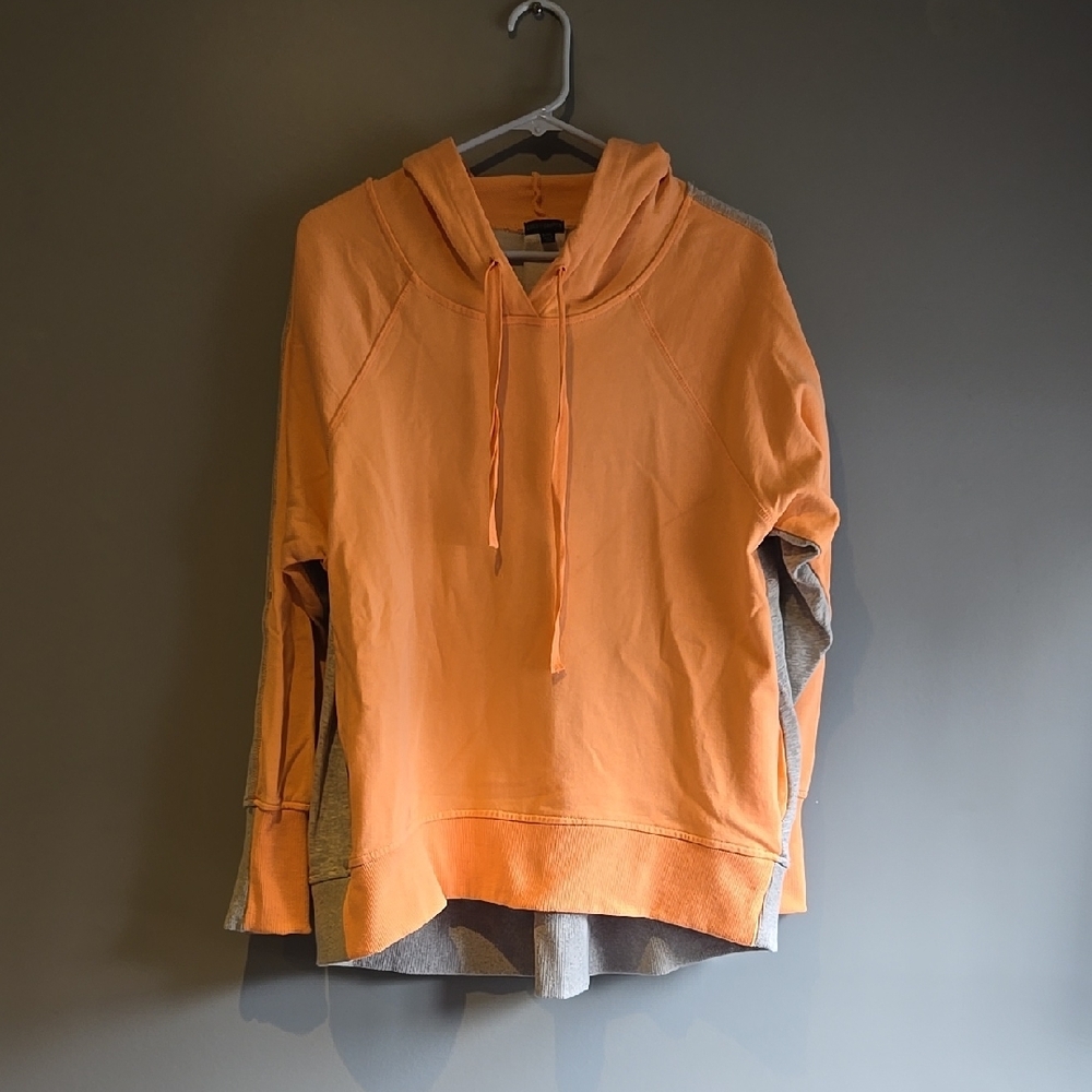 Orange and Gray Hoodie